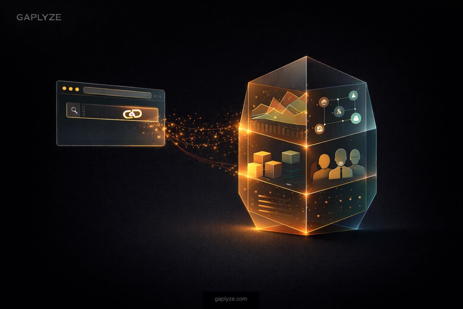 Web Insights output showing competitive analysis from a URL